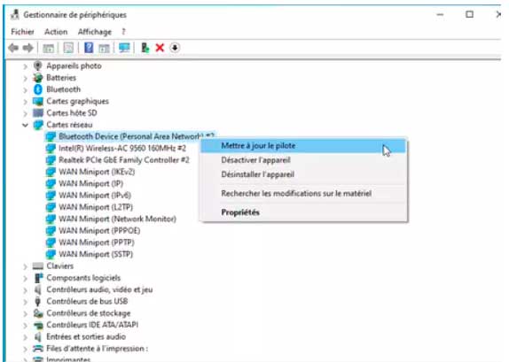 Mettre à jour le logiciel du pilote